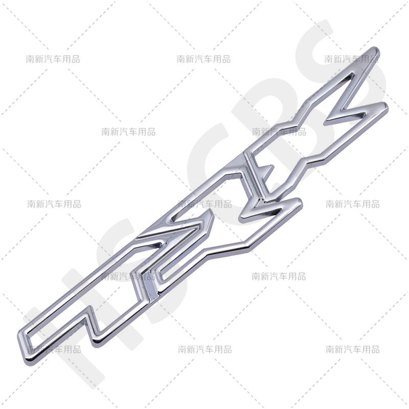 1Pcs 3D Metal TRX Letter Emblem Car Side Fender Decal TRX Logo Rear Trunk Badge Tailgate Stickers Accessories Car Styling