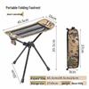 Outdoor Folding Moon Chair with Footrest