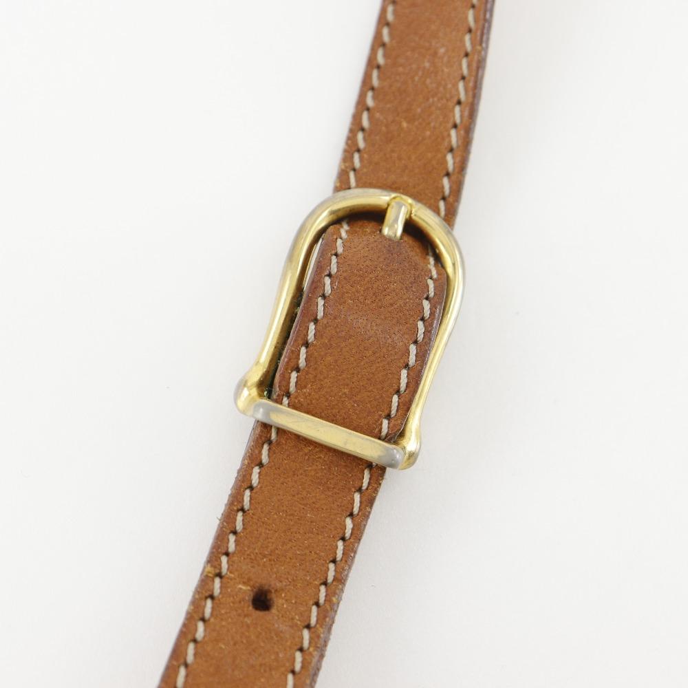 Celine Old Celine Shoulder Bag Macadam Vintage Beige PVC Women Used