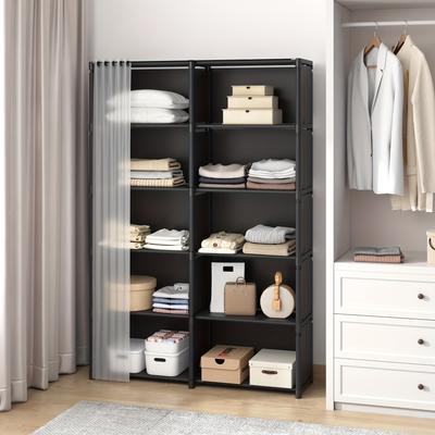 Multi Purpose Easy To Assemble Storage Rack, Shoe Rack, Household Simple Clothing Storage Cabinet, Dust-proof Miscellaneous Goods Container