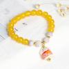 Boho Fortune Cat Charms Bracelet For Women Stretch Wire Couple Bracelet Jewelry Accessories Gifts