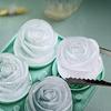 Silicone Ice Cube Mold Rose Shape Ice Ball Tray Slow Melting Whiskey