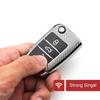 Carbon Fiber Key Case for Volkswagen Golf, Passat, Tiguan - Fits New & Old Models
