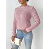 Women S Round Neck Pullover Sweater Casual Basic Autumn Winter