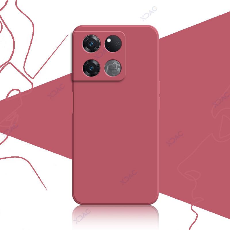 Handyhüllen für OnePlus Ace Racing OnePlusAceRacing 5G 6.59" 360 Weiche Luxus Quadratische Flüssigsilikon Rückseite