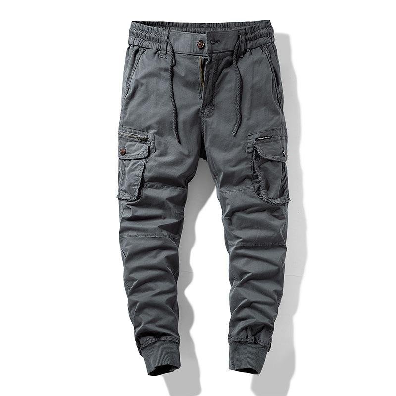 Summer Overalls Men's Pants Outdoor Loose Tied Casual Pants Men's High-end Trousers