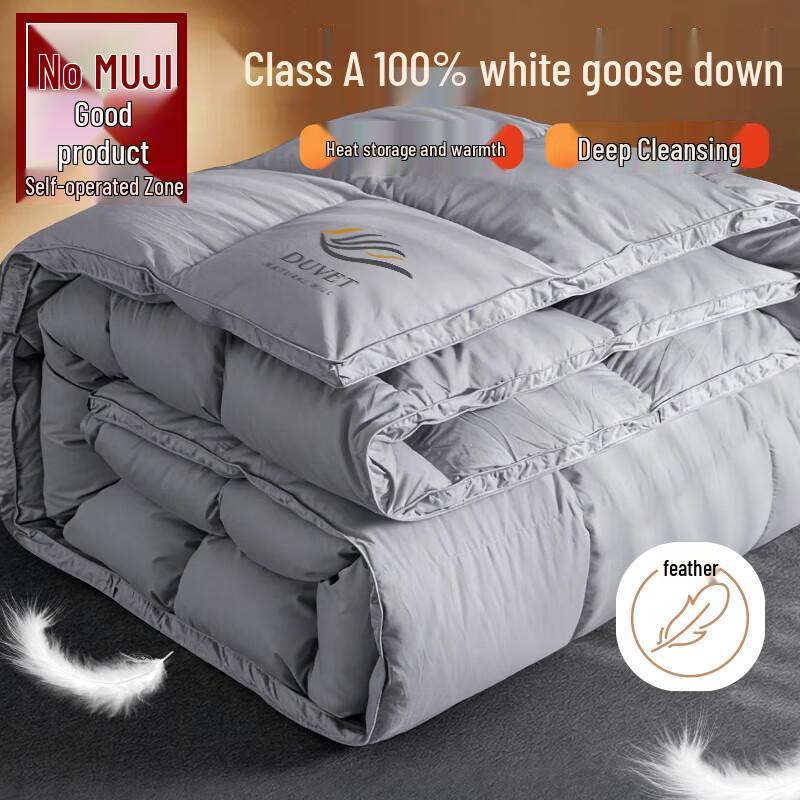 

MUJI Winter 100% White Goose Down Quilt 150x200cm (2.5kg)