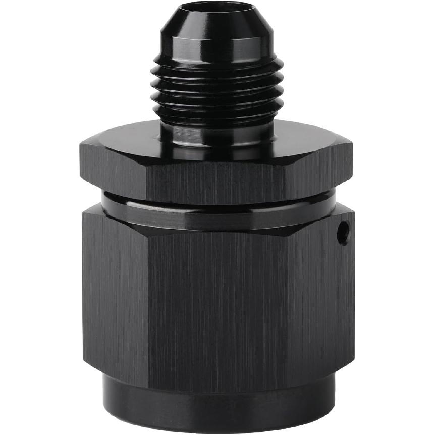 6AN Female Swivel To 8AN Male Flare Expander Fitting Adapter Aluminum Black