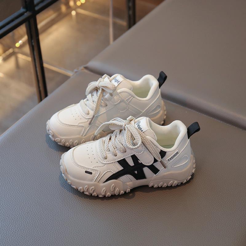

Children s sports shoes 2025 autumn new girls dad shoes Forrest Gump shoes boys casual running shoes little white shoes 37