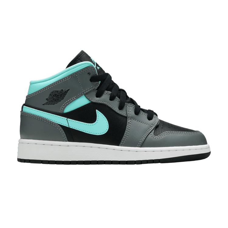 Air Jordan 1 Mid GS  Grey Aqua  36.5
