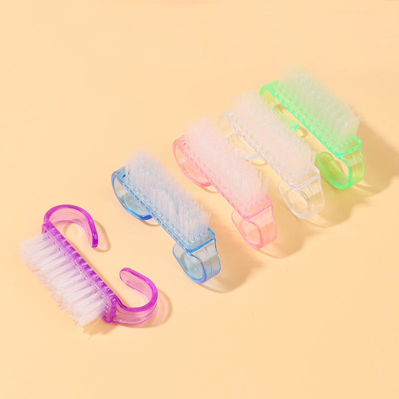 Translucent Goat Horn Nail Brush - Small, Hard Bristles for Dust Removal