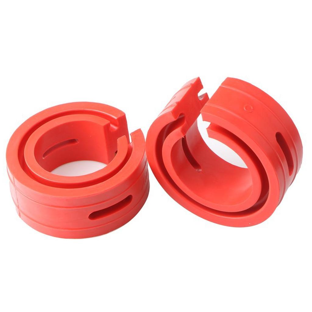 2 Pcs Car Spring Shock Absorber Flexible Rubber Bumper Shock Buffer Power Cushion Coil Spring Spacer C