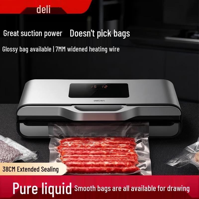 

Deli Automatic Dry/Wet Vacuum Sealer with 38cm Extended Seal