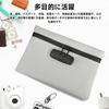 Fireproof and waterproof lockable pouch with lock and ideal for storing and other x wallet, passports, bankbooks, valuables. (Gray, 24.5 16.5 cm)