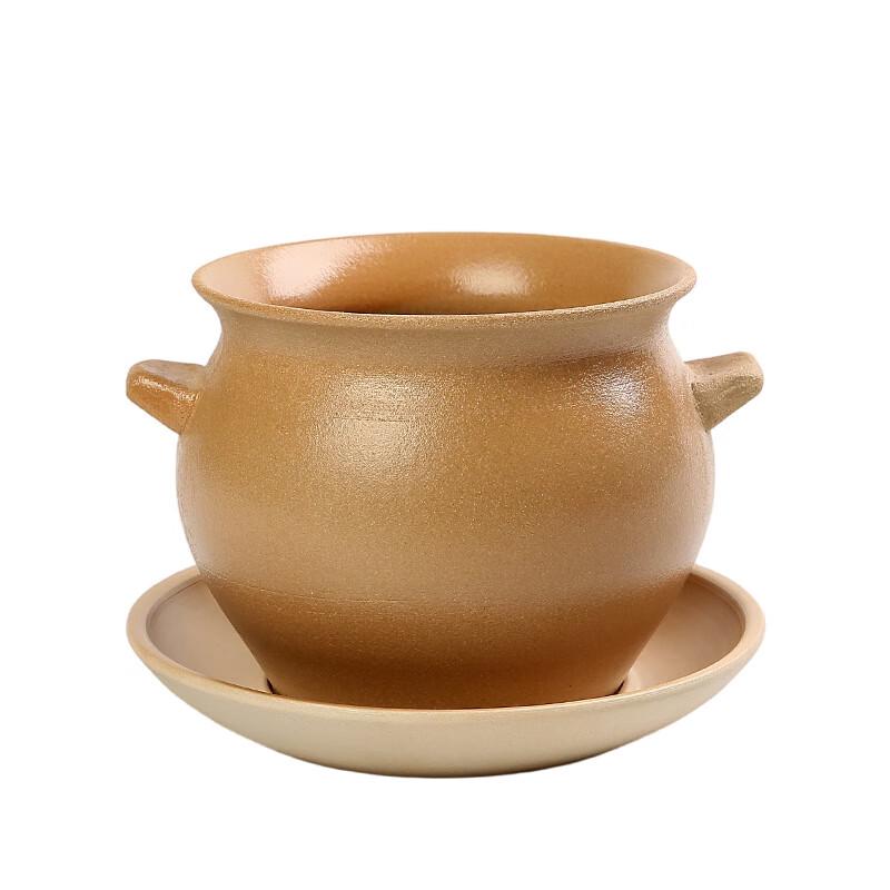 Zhishi Small Clay Pot for Rice Noodles with Plate