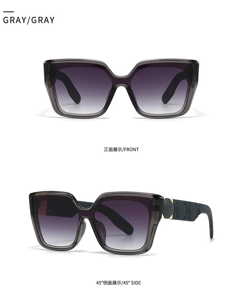 High Quality Brand Oversized Metal Frame Square Mirror Sunglasses Custom Logo PC Lenses UV400 Protection Unisex 2024 y2k Sunglasses