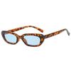  New Retro Small Rectangle Candy Color Sunglasses Women Fashion Trending Rivets Men Leopard Sun Glasses Shades UV400