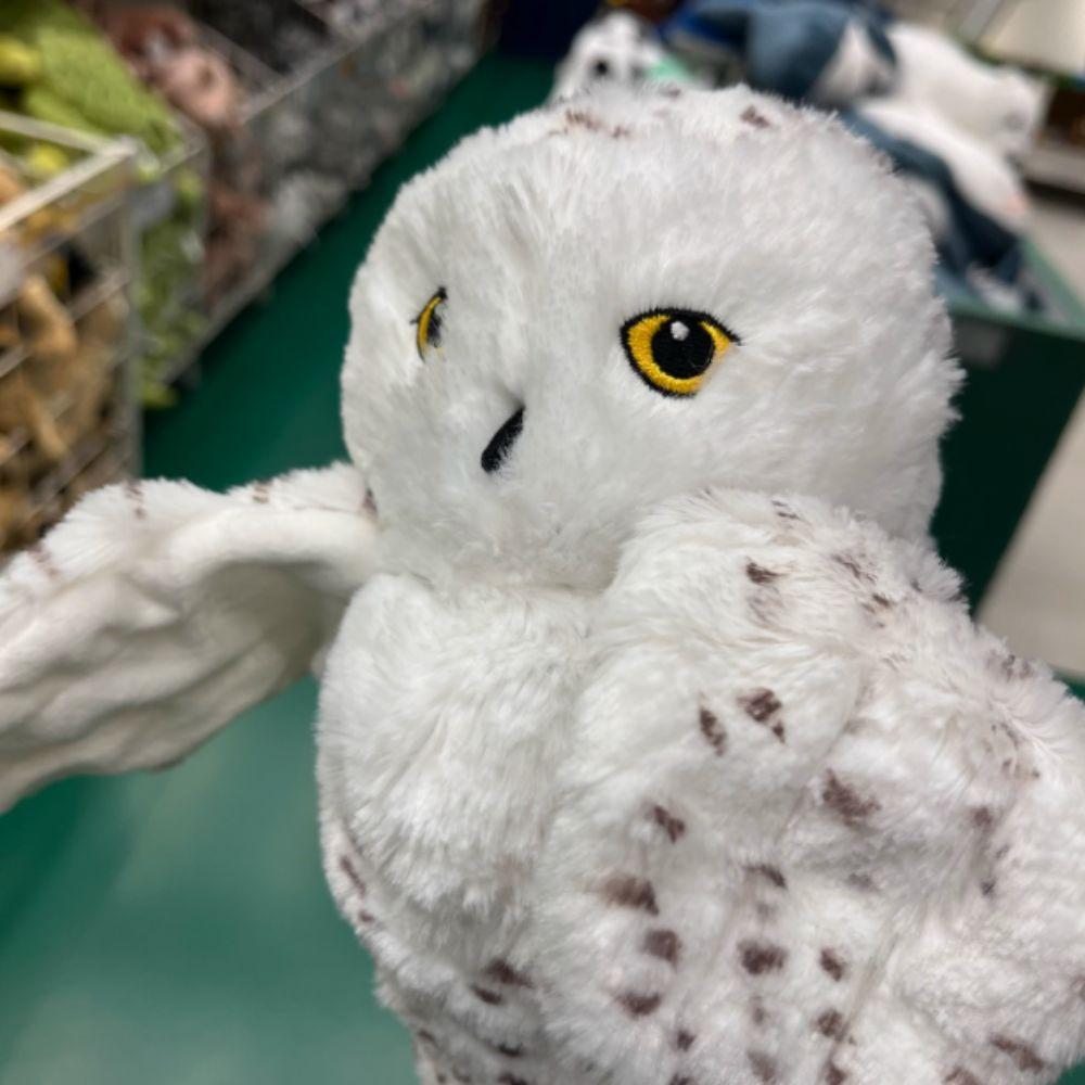 Simulated Owl Hand Puppet Hand Finger Stuffed Owl Toy Plush Story Puppet For Children