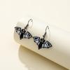 1 Pair of Women's Earrings Retro Style Bat-shape Halloween Earrings