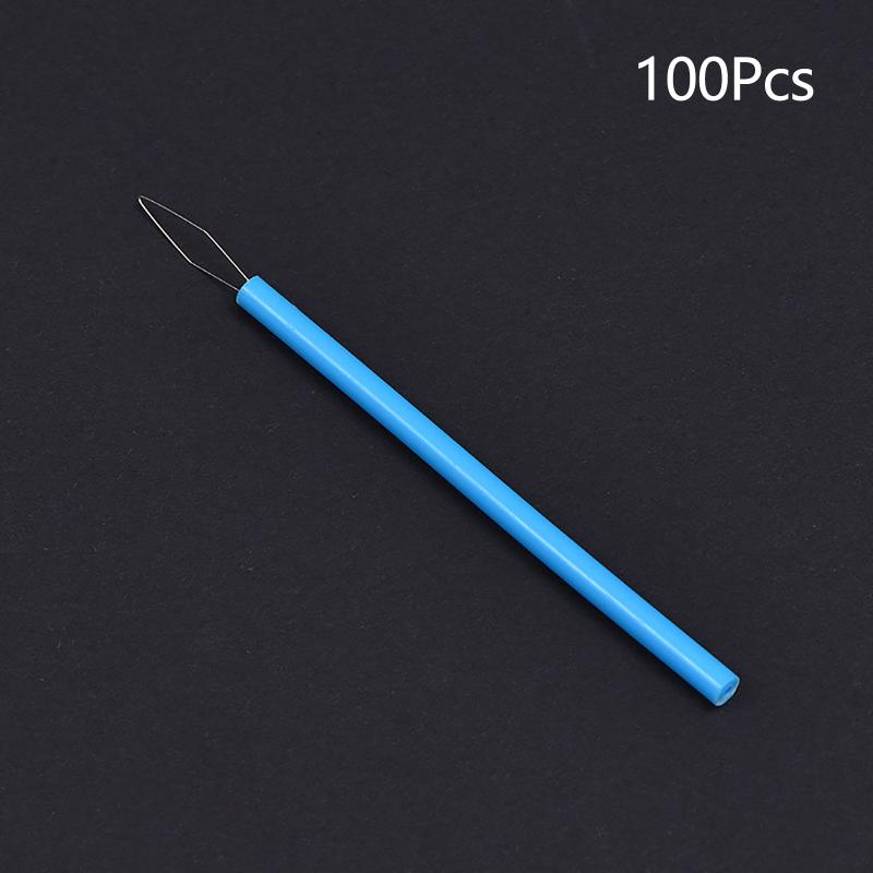 100Pcs Essential Plastic Threading Tool Set For Sewing - A Convenient Sewing Tool Suitable For Beadwork And Handicrafts