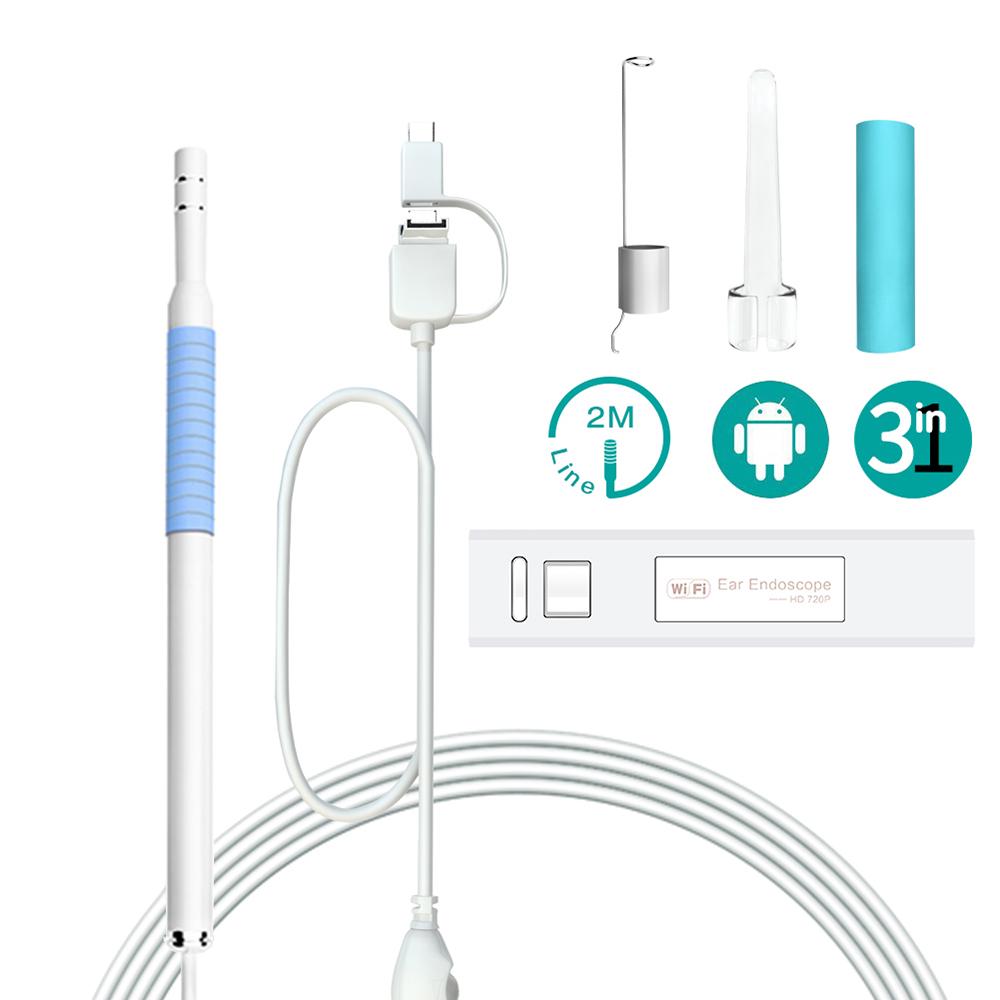 Wifi Ear Endoscope Otoscope Ear Inspect Digital Otoscope Camera Borescope I2L6 Wifi Ear Endoscope Otoscope Ear Inspect Digital Otoscope Camera Borescope I2L6