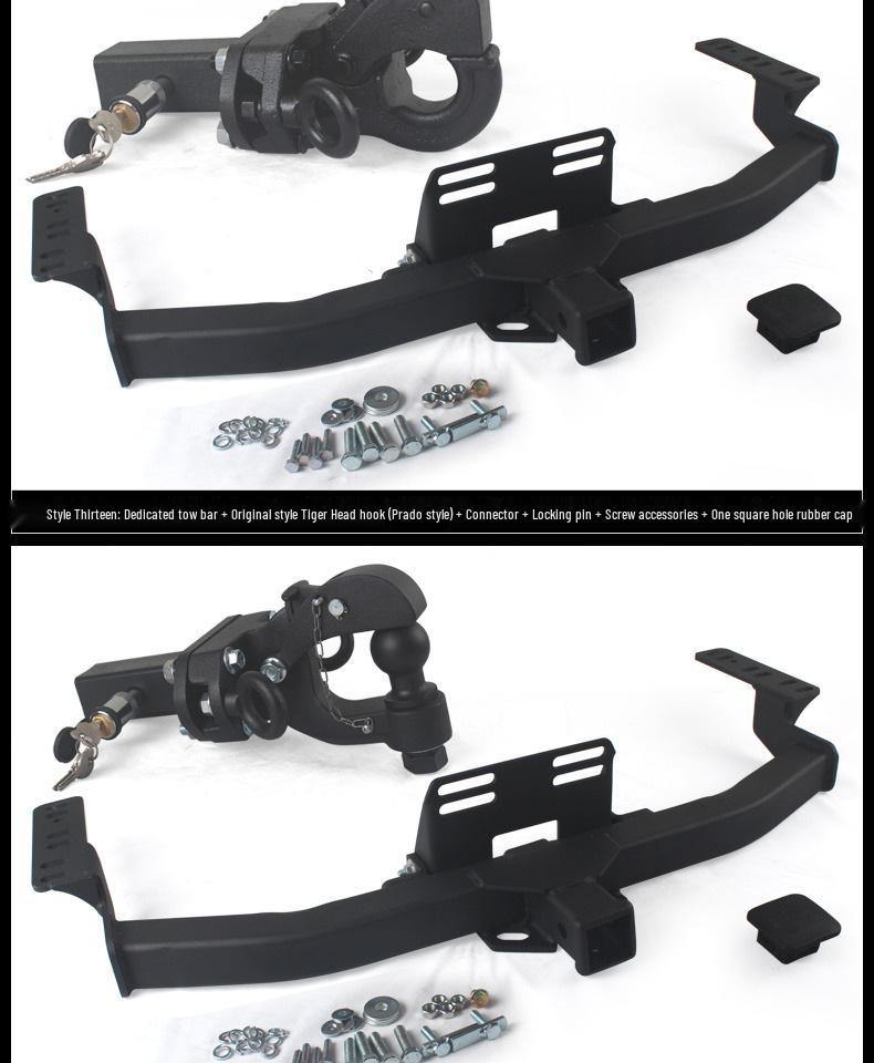 Toyota FJ Cruiser Prado Modified Trailer Tow Hook Tiger Head Bracket