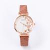 Fashion Trend Women'S Pattern Belt Quartz Watch, Wind Niche Student Watch Watch