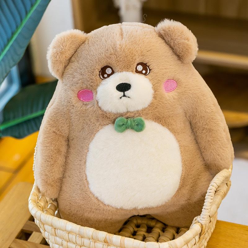 Cute Bear Doll Bow Tie Bear Teddy Bear Plush Toy Hug Bear
