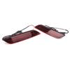 2Pcs Rear Bumper Driving Light LED Brake Parking Lamp Fit for Honda City 2017‑2018