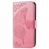 For Motorola Moto G86 Power 5G Case with Strap Butterfly Pattern PU Leather Wallet Phone Cover