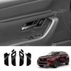 LHD RHD For Mazda CX-60 CX60 -2024 cx90 2024-2025 Carbon Fiber Car Door Handle Bowl Protector Frame Cover Trim Accessories