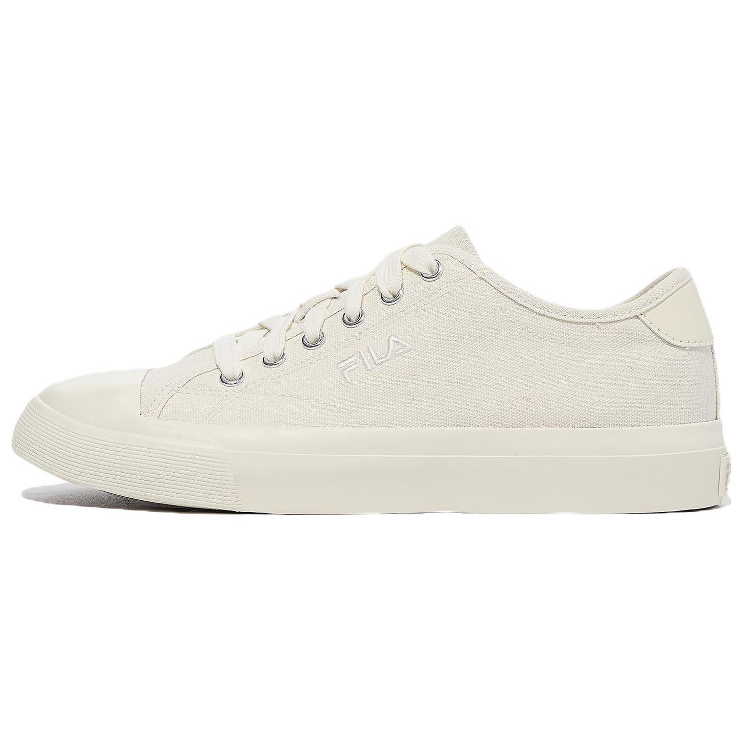 

FILA Classic Kicks B V3 Fabric Comfortable Abrasion Resistant Low top Skateboard Shoes Unisex Ecru Korean Style 1XM01949F_920 230