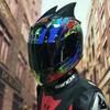 AIS motorcycle helmet men and women personality full helmet four seasons universal Bluetooth slot DOT ECE