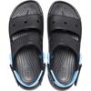 Classic cm [Crocs] All-Terrain Sandals, Black, 25.0