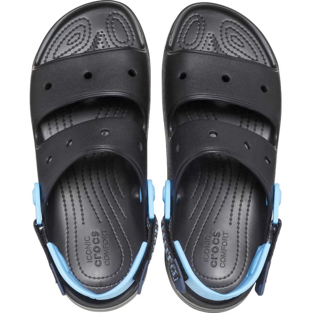 Classic cm [Crocs] All-Terrain Sandals, Black, 25.0