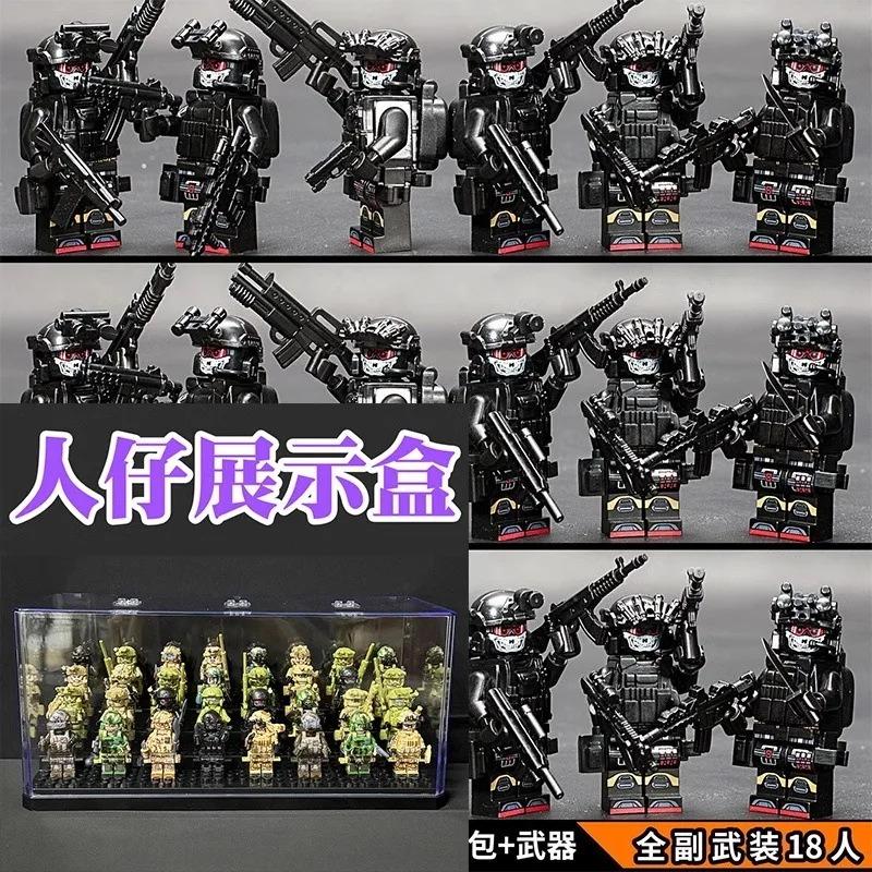 New building blocks Veyron Special Police Delta Special Forces children's toys mini humanoid doll Christmas birthday gift