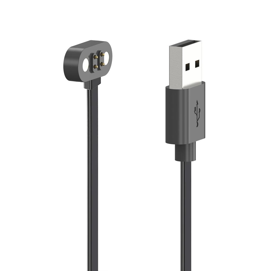 USB 4 Pin Magnetic Suction USB Charging Cable Fast Charge Cord For Mojawa Run Plus Earphone
