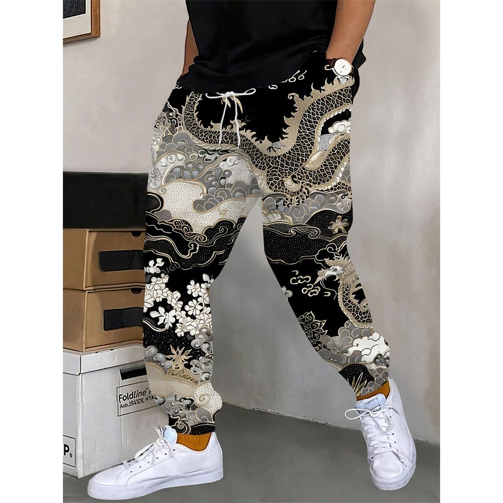 2025 New Men's Casual Sports Pants 3D Texture Design Fashionable Sports Style Comfortable And Soft Drawstring Casual Pants