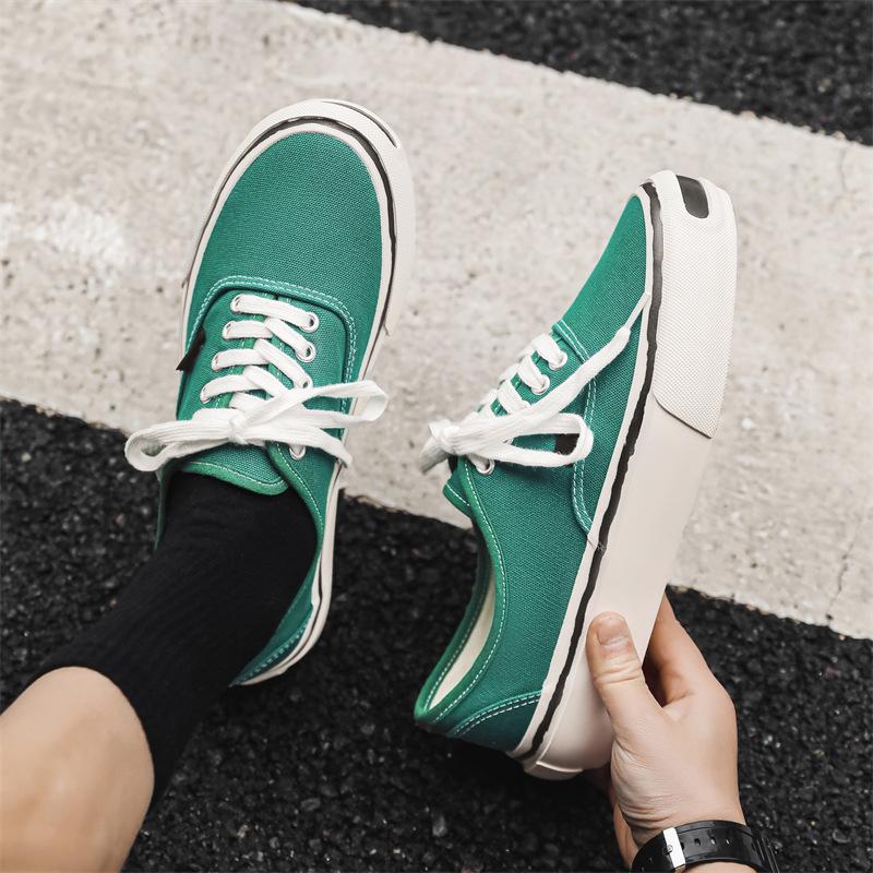 New classic open smile low-top canvas shoes sports and leisure men's shoes niche 3D transfer board shoes men's X306