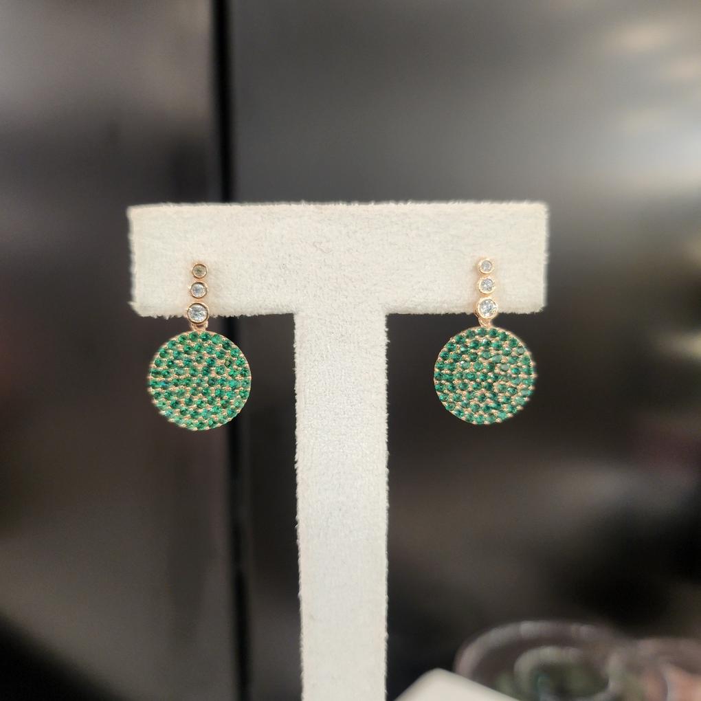 ARTRIA One Swallow Drop E Silver Needle Earrings EGSERKK0002EMF