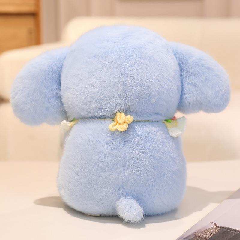 Non-Toxic Cute Elephant With Bib Plush Toy Cartoon Stuffed Animals Plushies Doll Soft Peluches Toys For Children Gift Room Decor
