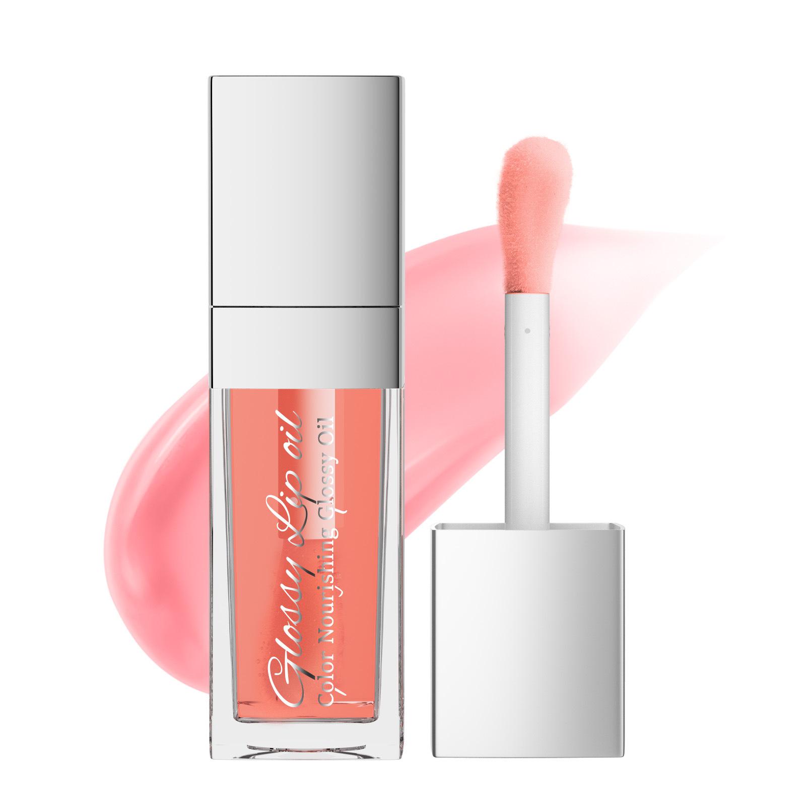 6 оттенков блеска для губ Lip Oil успокаивают потрескавшиеся и потрескавшиеся стеклянные губы Блеск для ухода за губами и увлажнения губ 01#