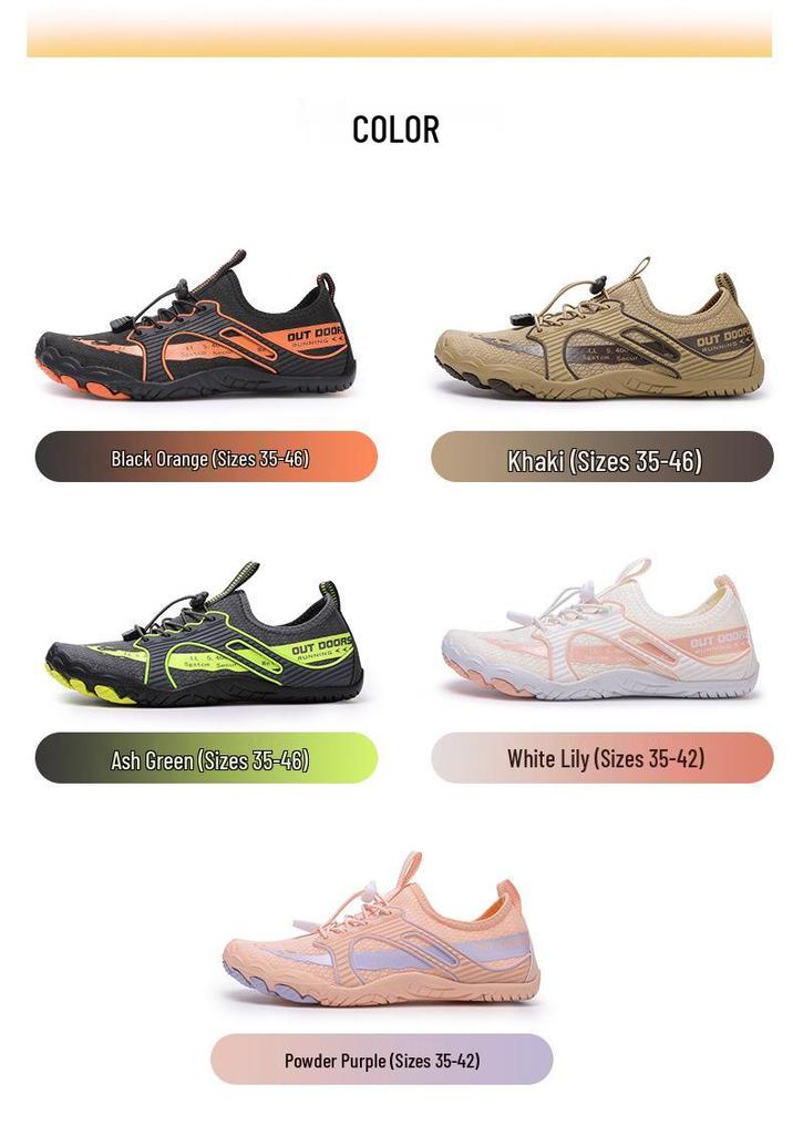 2025 Breathable Quick-Dry Wading Shoes - Unisex Lightweight Non-Slip Water and Fitness Footwear
