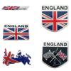 Union Jack Flag Car Emblem England United Kingdom Flag Party Props Metal Emblem Badge Queen Memorial Party Props Stickers