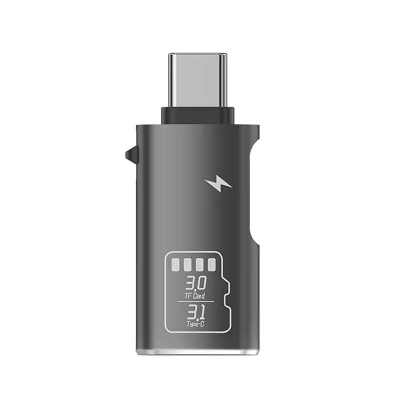 Type C High Speed Micro SD TF Memory Card Reader for iPhone 15 Huawei Mobile Phone PD Charging Dongle Charger Cable Adapter