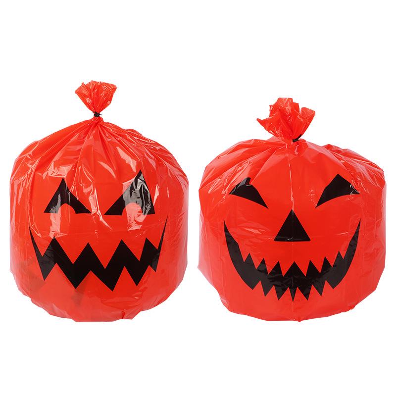 In-Stock Halloween Pumpkin Leaves Bag - Outdoor Party Atmosphere Gift, Customizable Logo