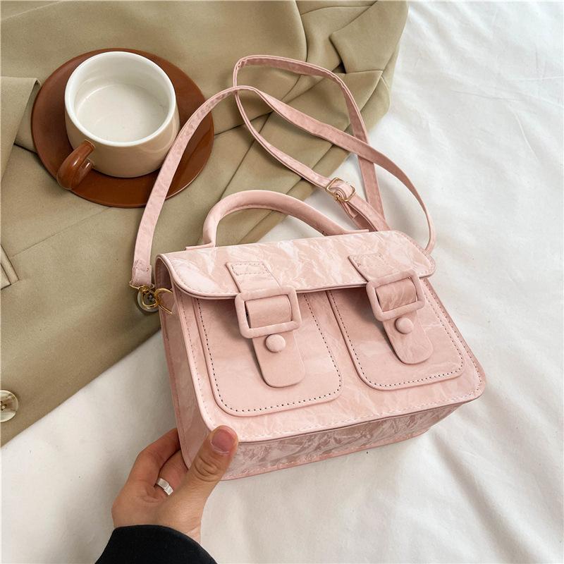 Casual Sweet And Cute Cambridge Small Bag Messenger Bag Women'S Autumn Fashion Small Square Bag