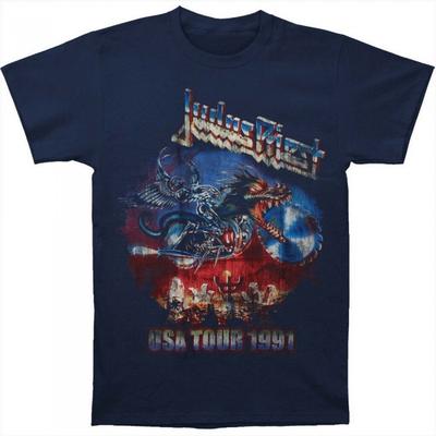 Judas Priest Unisex Adult Painkiller US Tour 91 T-Shirt