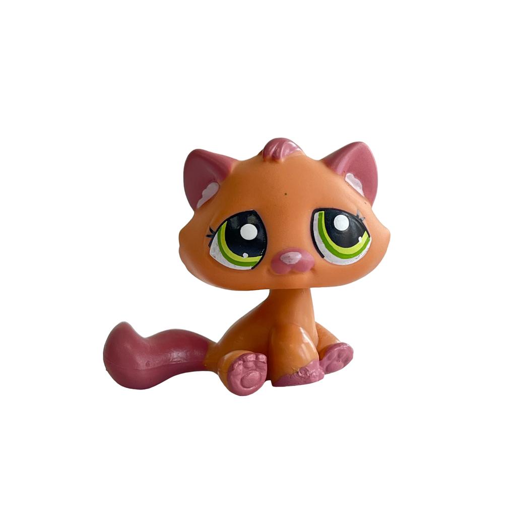 Rare Littlest Pet Shop Lps Toy Toy Mini Stands Short Hair Kitten Old Figures Collection Al Bobble Head Toy