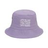 Embroidery Bucket Hat for Adult Outdoor Breathable Summer Spring Fisherman Hat